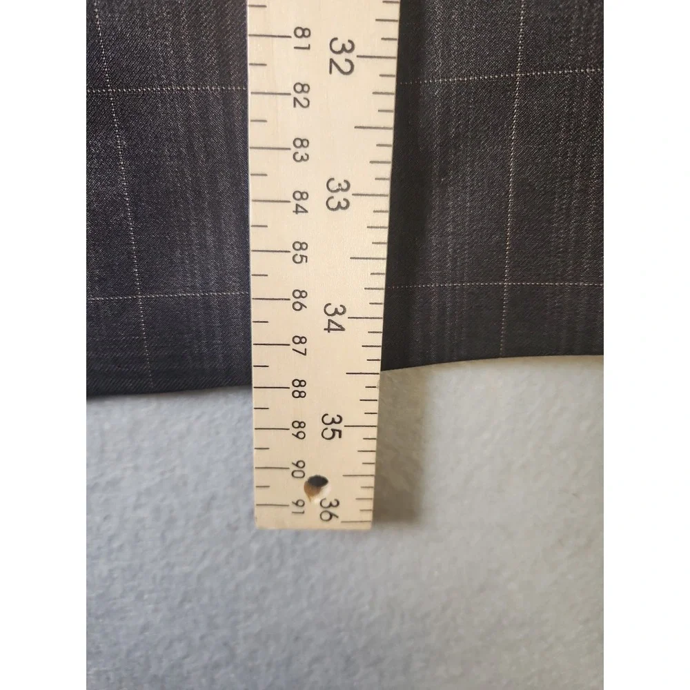Mecca 2 Piece Dark Brown Suit Glen Check Pattern Sz52